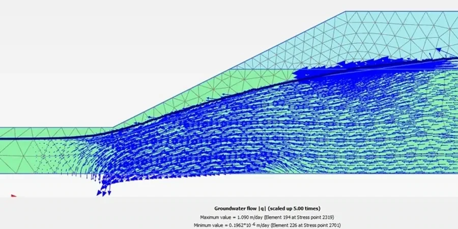 Illustrative image of Slope failure analysis in London
