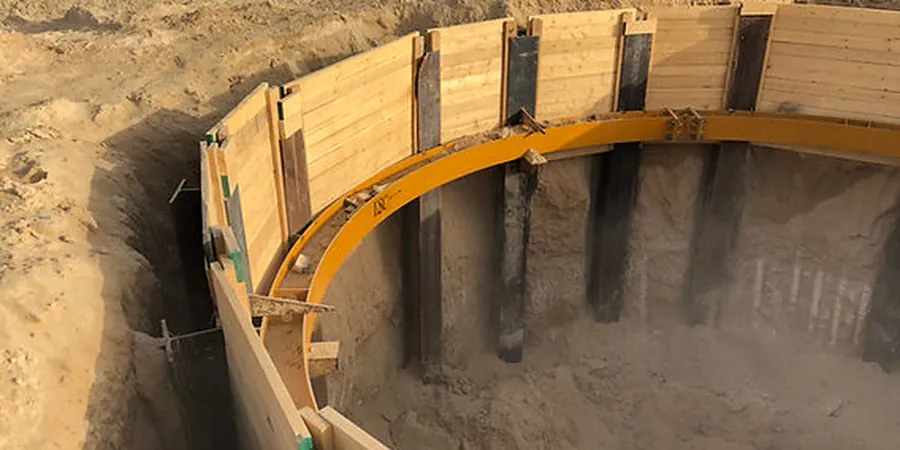 Illustrative image of Pile foundation design in London