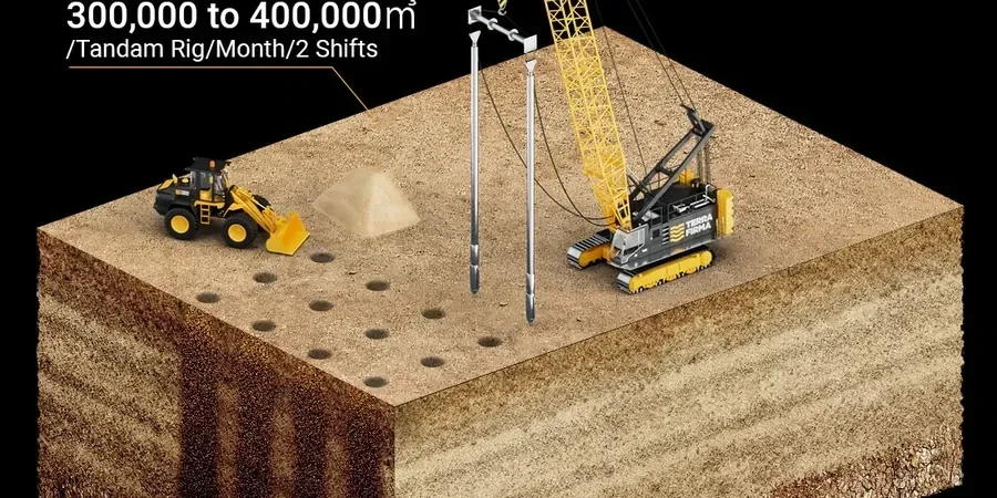 Illustrative image of Vibrocompaction design in London